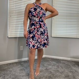 Floral skater dress from Express